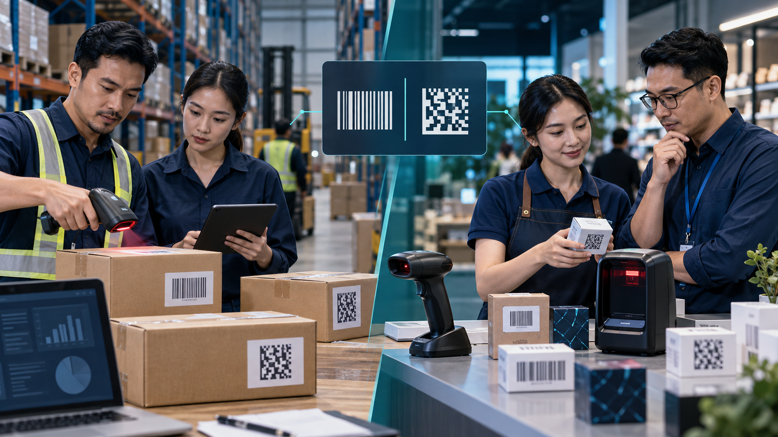 Perbandingan barcode scanner 1D dan 2D untuk gudang dan kasir